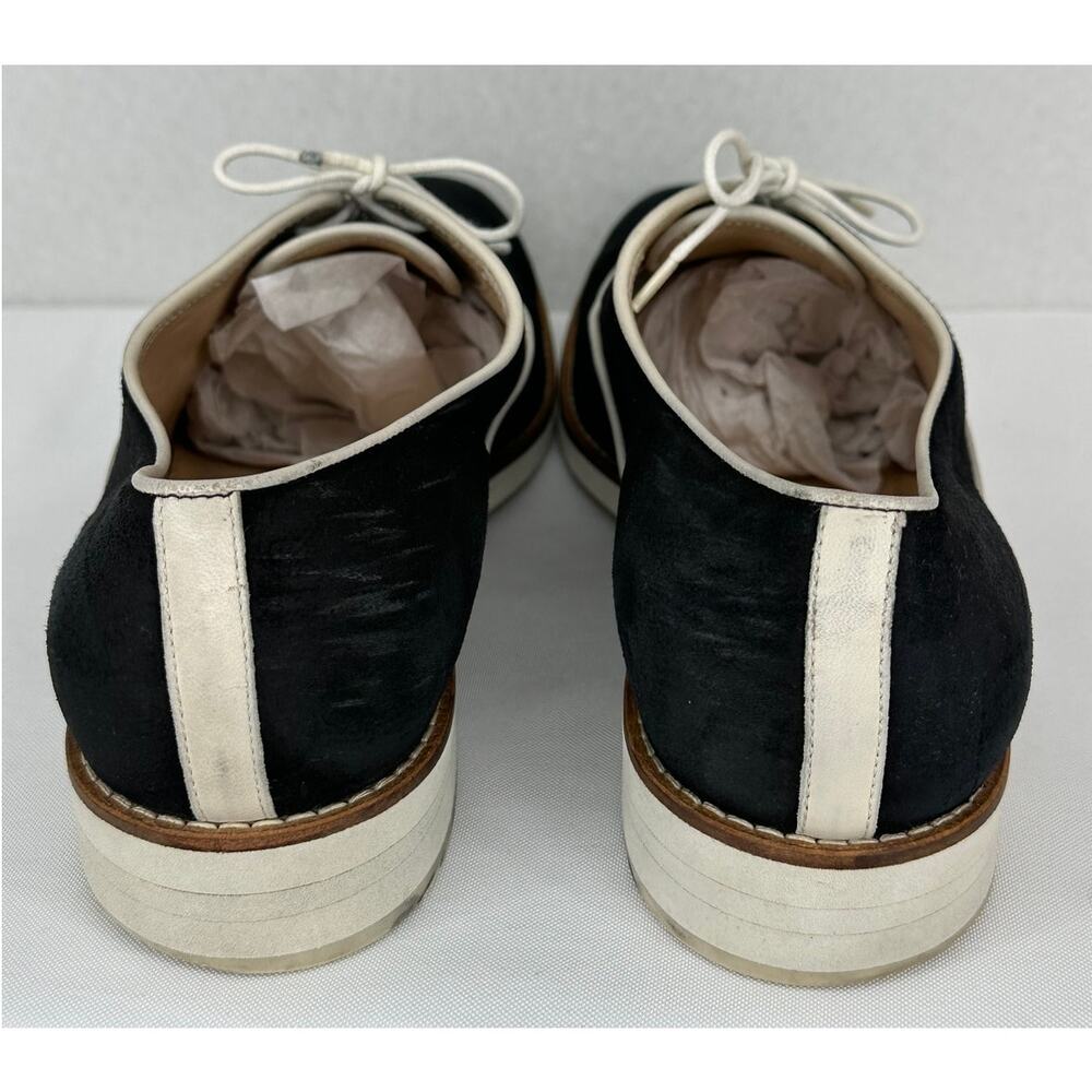 J Crew Piped Mercer Black Suede Loafers B7952 Size 9 1/2 - Picture 5 of 9